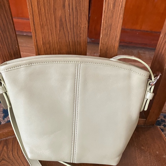 Coach Vintage Light Green Basket Shoulder Bag 4107 - Picture 3 of 13